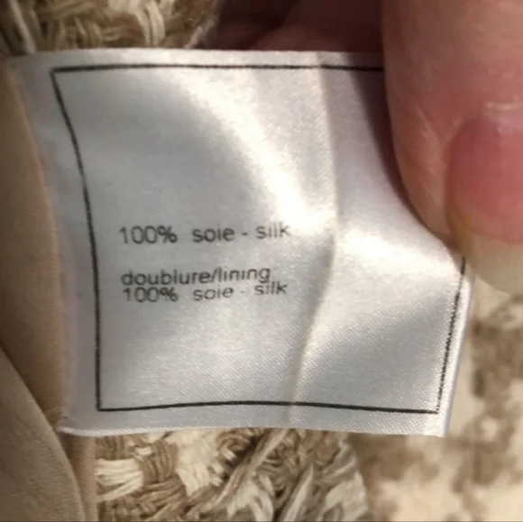 CHANEL 2008 SS Silk Blazer Size FR 42 US 10 - Picture 7 of 9